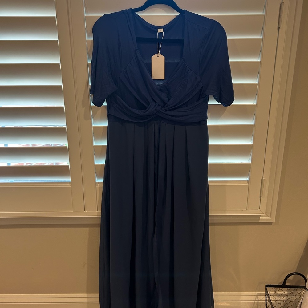 Navy Blue Maxi Dress